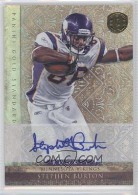 2011 Panini Gold Standard - [Base] - Silver Signatures #242 - Stephen Burton /499