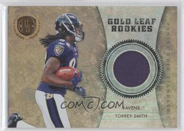 2011 Panini Gold Standard - Gold Leaf Rookies - Materials #18 - Torrey Smith /299