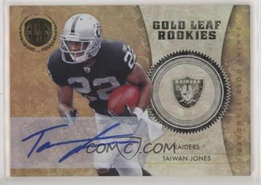 2011 Panini Gold Standard - Gold Leaf Rookies - Signatures #33 - Taiwan Jones /5