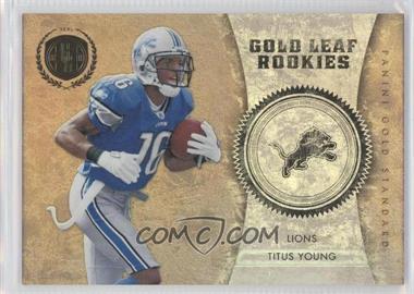 2011 Panini Gold Standard - Gold Leaf Rookies #15 - Titus Young /299