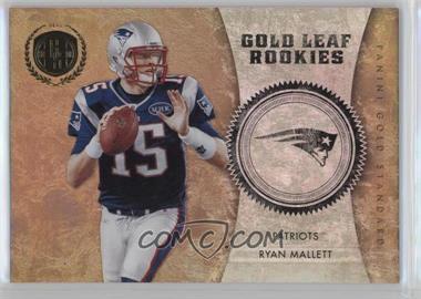 2011 Panini Gold Standard - Gold Leaf Rookies #24 - Ryan Mallett /299