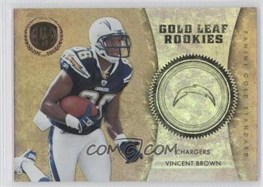 2011 Panini Gold Standard - Gold Leaf Rookies #27 - Vincent Brown /299