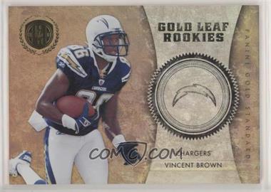 2011 Panini Gold Standard - Gold Leaf Rookies #27 - Vincent Brown /299