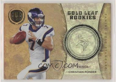 2011 Panini Gold Standard - Gold Leaf Rookies #8 - Christian Ponder /299