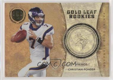 2011 Panini Gold Standard - Gold Leaf Rookies #8 - Christian Ponder /299