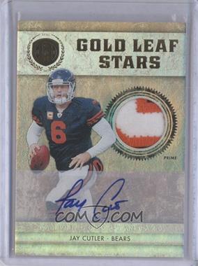 2011 Panini Gold Standard - Gold Leaf Stars - Materials Prime Signatures #17 - Jay Cutler /5