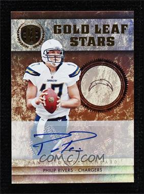 2011 Panini Gold Standard - Gold Leaf Stars - Signatures #2 - Philip Rivers /1