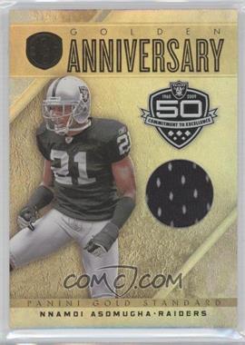 2011 Panini Gold Standard - Golden Anniversary - Materials #23 - Nnamdi Asomugha /49