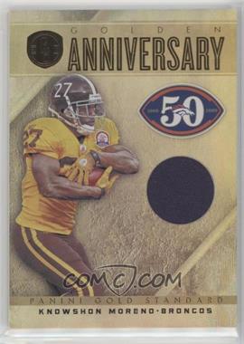 2011 Panini Gold Standard - Golden Anniversary - Materials #38 - Knowshon Moreno /99