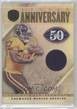 2011 Panini Gold Standard - Golden Anniversary - Materials #38 - Knowshon Moreno /99