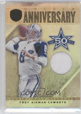 2011 Panini Gold Standard - Golden Anniversary - Materials #46 - Troy Aikman /99