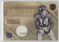 Y.A. Tittle [Noted] #/50