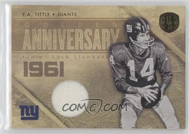 2011 Panini Gold Standard - Golden Anniversary 1961 - Materials #2 - Y.A. Tittle /50 [Noted]