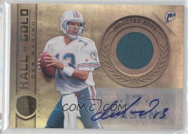 2011 Panini Gold Standard - Hall of Gold - Materials Signatures #8 - Dan Marino /25