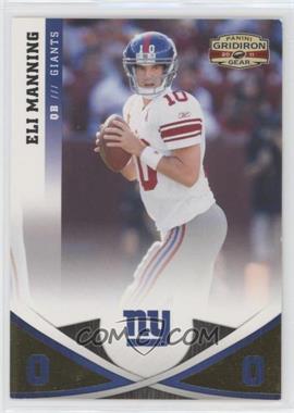 2011 Panini Gridiron Gear - [Base] - Gold O's #78 - Eli Manning /100 [EX to NM]