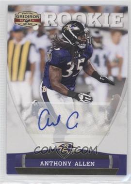 2011 Panini Gridiron Gear - [Base] - Gold Signatures #158 - Anthony Allen /299