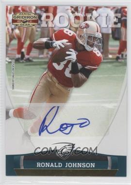 2011 Panini Gridiron Gear - [Base] - Gold Signatures #201 - Ronald Johnson /299