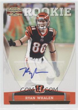 2011 Panini Gridiron Gear - [Base] - Gold Signatures #204 - Ryan Whalen /299