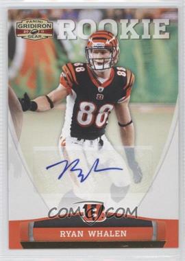 2011 Panini Gridiron Gear - [Base] - Gold Signatures #204 - Ryan Whalen /299