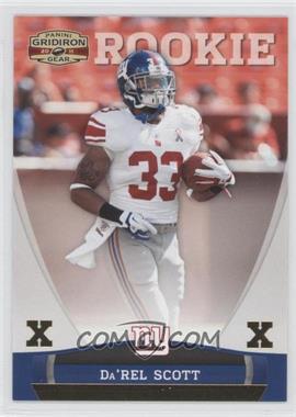 2011 Panini Gridiron Gear - [Base] - Gold X's #167 - Da'Rel Scott /100