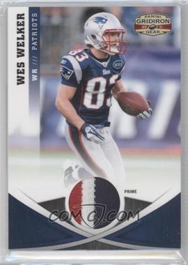 2011 Panini Gridiron Gear - [Base] - Materials Prime #5 - Wes Welker /50