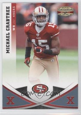 2011 Panini Gridiron Gear - [Base] - Platinum X's #135 - Michael Crabtree /25