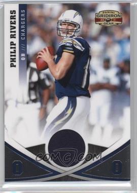 2011 Panini Gridiron Gear - [Base] - Silver O's Materials #60 - Philip Rivers /49