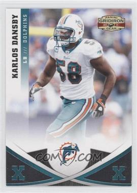 2011 Panini Gridiron Gear - [Base] - Silver X's #14 - Karlos Dansby /250