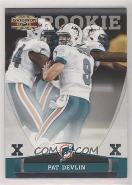 2011 Panini Gridiron Gear - [Base] - Silver X's #221 - Pat Devlin /250