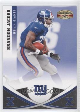 2011 Panini Gridiron Gear - [Base] - Silver X's #77 - Brandon Jacobs /250