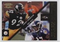 James Harrison, Ray Rice [Good to VG‑EX] #/100