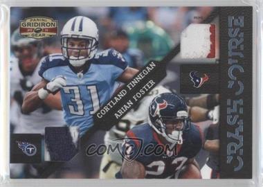 2011 Panini Gridiron Gear - Crash Course - Jerseys Prime #3 - Arian Foster, Cortland Finnegan /25