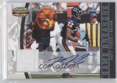 2011 Panini Gridiron Gear - Gamebreakers - Jerseys Prime Signatures #26 - Matt Forte /5