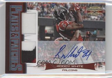 2011 Panini Gridiron Gear - Plates & Patches - Plates #13 - Roddy White /10