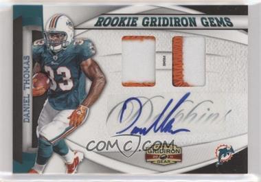 2011 Panini Gridiron Gear - Rookie Gridiron Gems - Combo Prime Signatures #26 - Daniel Thomas /15