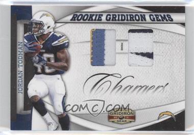 2011 Panini Gridiron Gear - Rookie Gridiron Gems - Combo Prime #18 - Jordan Todman /50