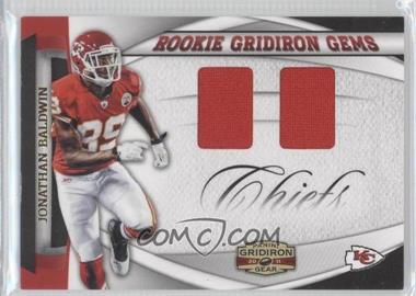 2011 Panini Gridiron Gear - Rookie Gridiron Gems - Combo #19 - Jonathan Baldwin /25