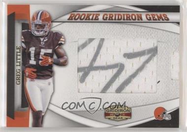 2011 Panini Gridiron Gear - Rookie Gridiron Gems - Jumbo Signatures #23 - Greg Little /300