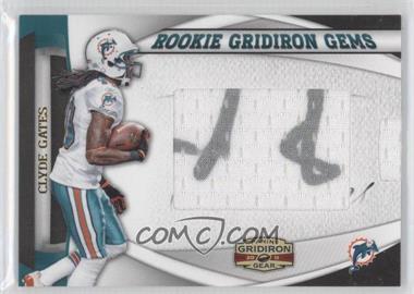 2011 Panini Gridiron Gear - Rookie Gridiron Gems - Jumbo Signatures #28 - Clyde Gates /305