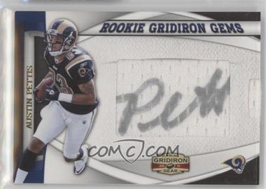 2011 Panini Gridiron Gear - Rookie Gridiron Gems - Jumbo Signatures #33 - Austin Pettis /299