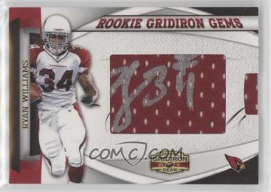 2011 Panini Gridiron Gear - Rookie Gridiron Gems - Jumbo Signatures #8 - Ryan Williams /202