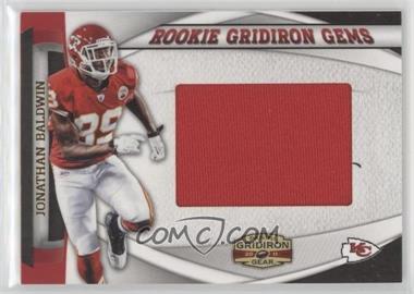 2011 Panini Gridiron Gear - Rookie Gridiron Gems - Jumbo #19 - Jonathan Baldwin /25