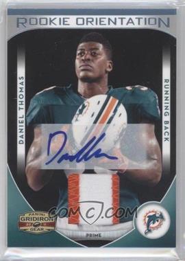 2011 Panini Gridiron Gear - Rookie Orientation - Jerseys Prime Signatures #14 - Daniel Thomas /15