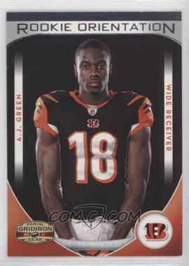 2011 Panini Gridiron Gear - Rookie Orientation - Silver #1 - A.J. Green /250