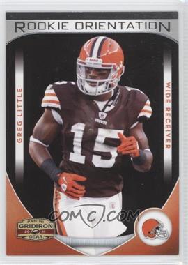 2011 Panini Gridiron Gear - Rookie Orientation - Silver #4 - Greg Little /250