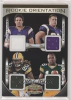 Alex Green, Kyle Rudolph, Randall Cobb, Christian Ponder #/150