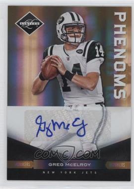 2011 Panini Limited - [Base] - Monikers Gold #167 - Phenoms - Greg McElroy /25