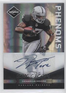 2011 Panini Limited - [Base] - Monikers Silver #163 - Phenoms - Denarius Moore /199