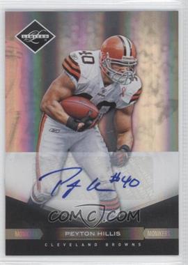 2011 Panini Limited - [Base] - Monikers Silver #24 - Peyton Hillis /25