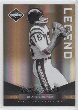 2011 Panini Limited - [Base] - Spotlight Gold #137 - Legends - Charlie Joiner /25